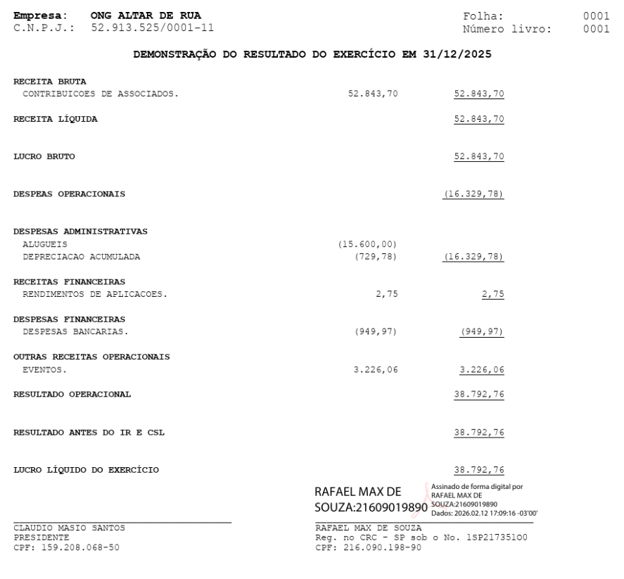 Documento Financeiro 02